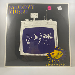 Student Nurse – As Seen On T. V. - A Four Song E.P. LP NOS Vinyl Mint Still Sealed