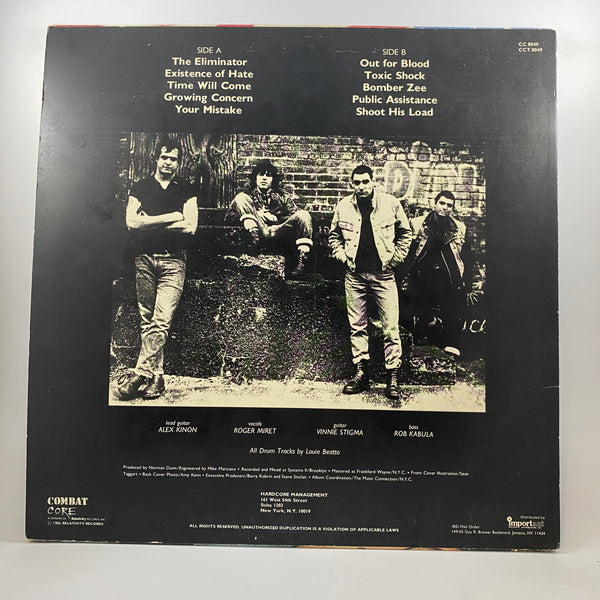 Agnostic Front – Cause For Alarm LP USED Vinyl VG+/VG+