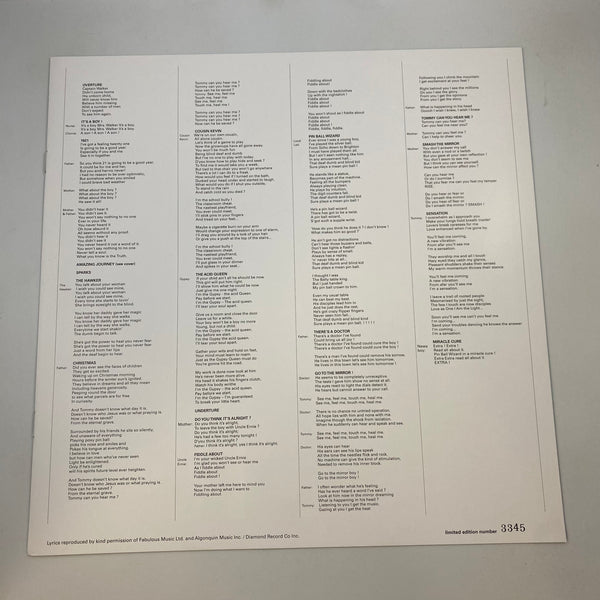 The Who – Tommy LP USED Vinyl NM/VG+