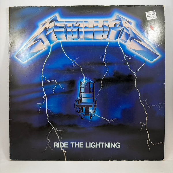 Metallica – Ride The Lightning LP USED Vinyl VG/VG