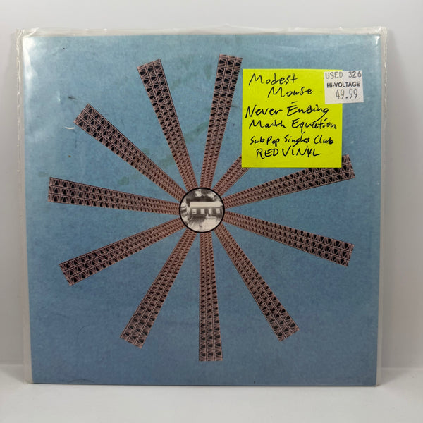 Modest Mouse – Never Ending Math Equation 7" USED Vinyl VG+/VG+ Color Vinyl