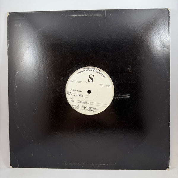 Metallica – ...And Justice For All LP USED Vinyl Test Pressing VG+/Generic