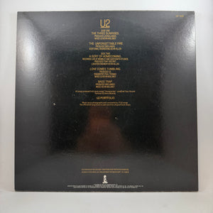 U2 – The Unforgettable Fire LP USED Vinyl NM/VG+