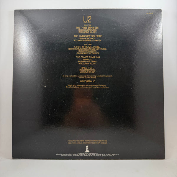 U2 – The Unforgettable Fire LP USED Vinyl NM/VG+