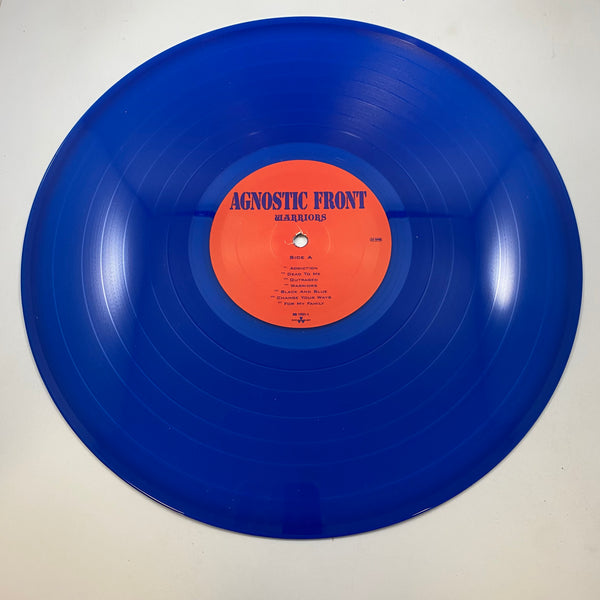 Agnostic Front – Warriors LP USED Vinyl VG+/VG+ Original Pressing / Color Vinyl