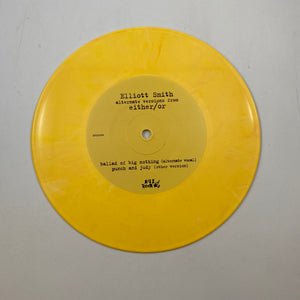 Elliott Smith – Alternate Versions From Either/Or 7" USED Vinyl VG++/NM