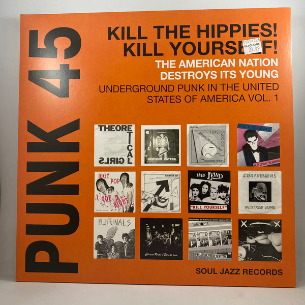 Various – Punk 45: Kill The Hippies! Kill Yourself! The American Nation Destroys Its Young (Underground Punk In The United States Of America, 1973-1980 Vol. 1) LP USED Vinyl NM/NM Color Vinyl