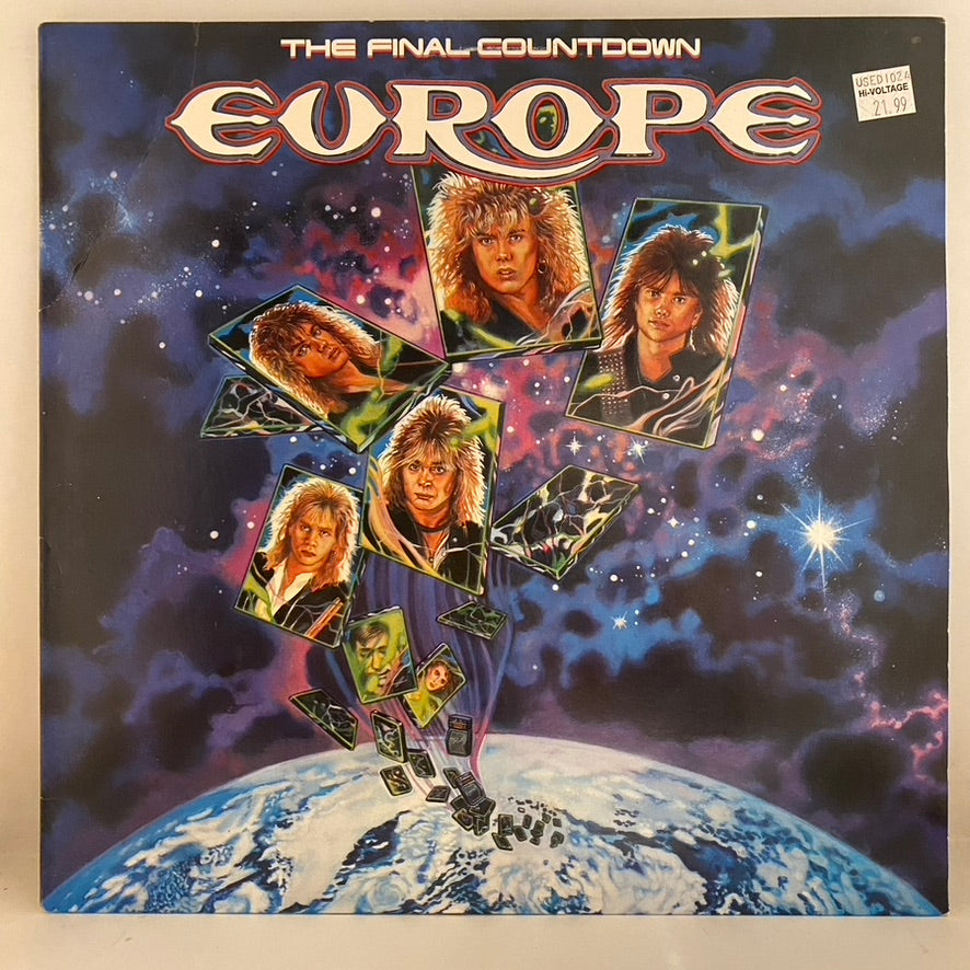 Europe – The Final Countdown LP USED VG++/VG+ 1986 Pressing – Hi