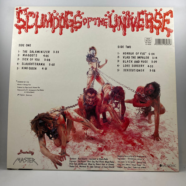 Gwar – Scumdogs Of The Universe LP USED Vinyl VG+/VG+