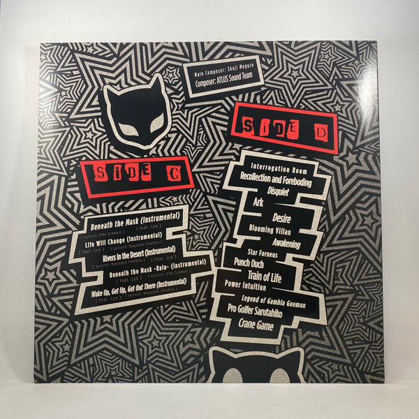 Shoji Meguro, Atlus Sound Team – Persona 5 Vinyl Soundtrack: Essential Edition LP USED Vinyl Box Set NM/VG+ Color Vinyl
