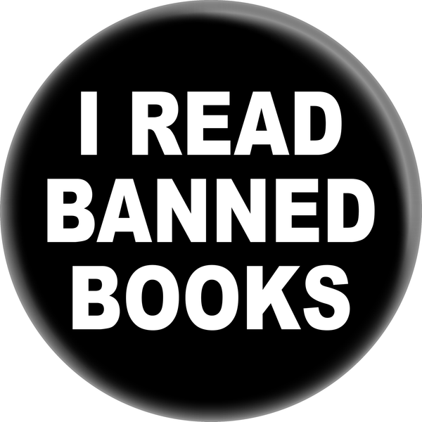1 individual button Pin-on Button - 1.5 Inch - "I Read Banned Books"