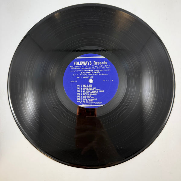 Anne Grimes – Ohio State Ballads (History Through Folksongs) LP USED Vinyl VG++/VG+