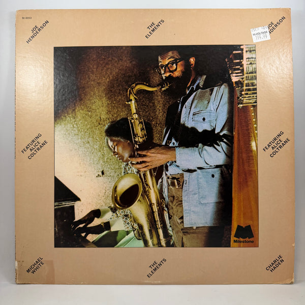 Joe Henderson Featuring Alice Coltrane – The Elements LP USED Vinyl VG+/VG