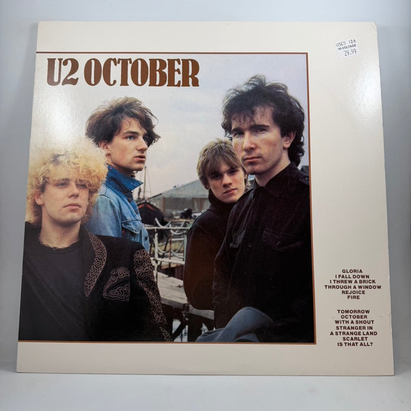 U2 – October LP USED Vinyl VG++/VG+