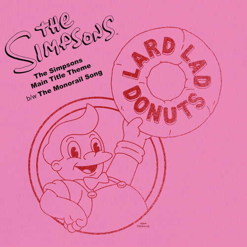 The Simpsons - Main Title Theme / The Monorail Song 10" NEW Die-Cut