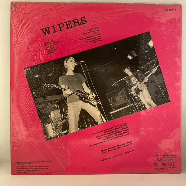 Wipers – Over The Edge LP USED VG++/VG++ 1983 Original Pressing