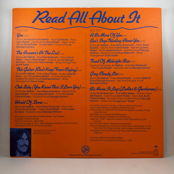 George Harrison – Extra Texture (Read All About It) LP USED Vinyl NM/VG++
