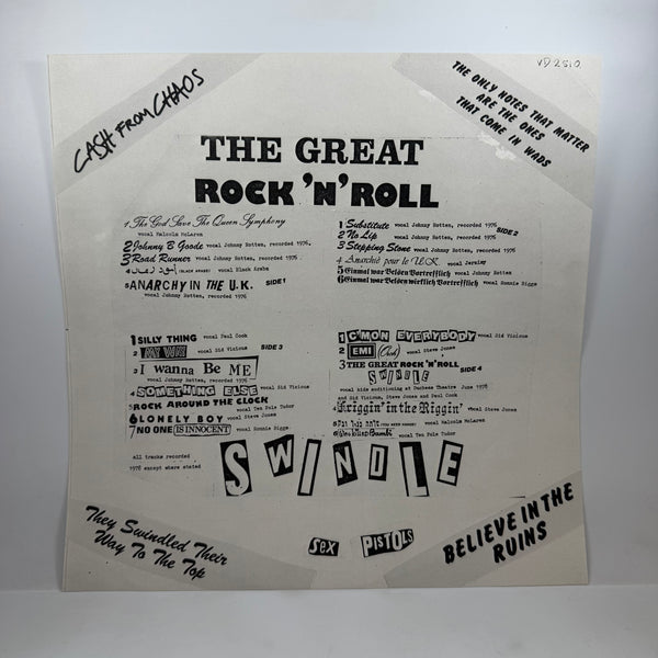 Sex Pistols – The Great Rock 'N' Roll Swindle LP USED Vinyl VG++/VG