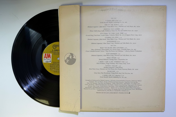 Carpenters – A Song For You LP USED Vinyl VG/VG+