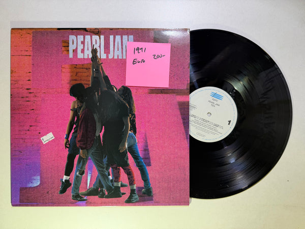 Pearl Jam – Ten LP USED Vinyl NM/VG+ 91' EU Pressing
