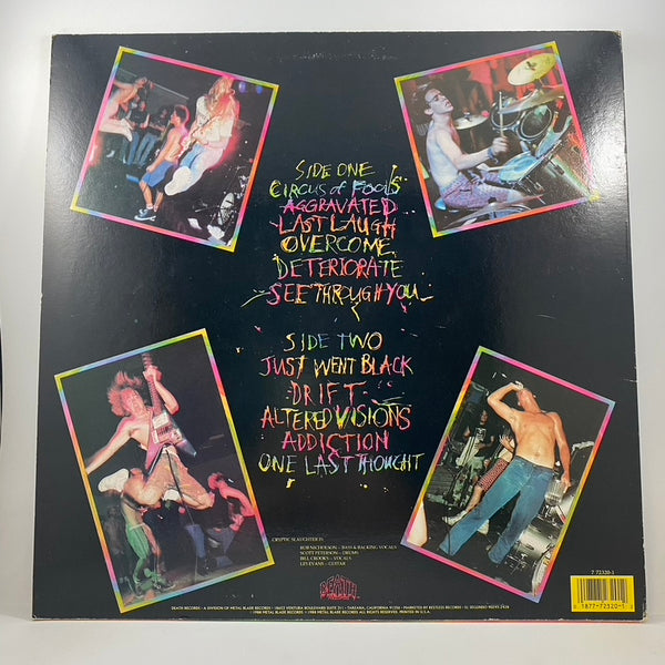 Cryptic Slaughter – Stream Of Consciousness LP USED Vinyl VG/VG+