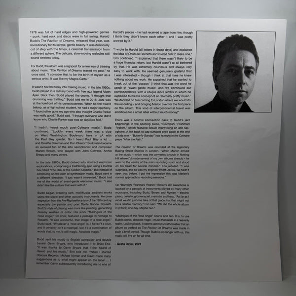 Harold Budd – The Pavilion Of Dreams LP USED Vinyl NM/NM