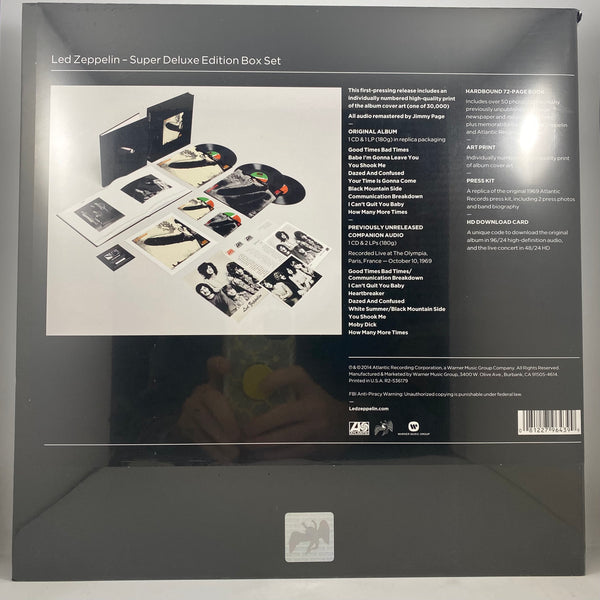 Led Zeppelin – Led Zeppelin LP NOS Vinyl Box Set Mint Still Sealed.