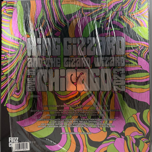 King Gizzard And The Lizard Wizard – Live in Chicago 2023 LP USED Vinyl Box Set NM/NM Color Vinyl