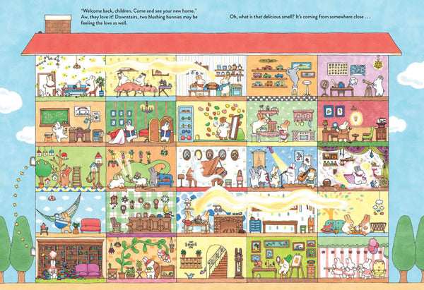 Welcome to the Rabbit Residence: A Seek-and-Find Story by Haluka Nohana