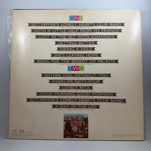 The Beatles – Sgt. Pepper's Lonely Hearts Club Band LP USED Vinyl Picture Disc VG+/VG+