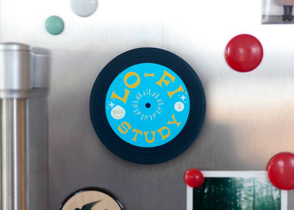 Candle - LoFi Study Soy Candle with Playlist & Vinyl Magnet