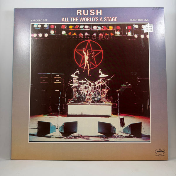 Rush – All The World's A Stage LP USED Vinyl VG++/VG+