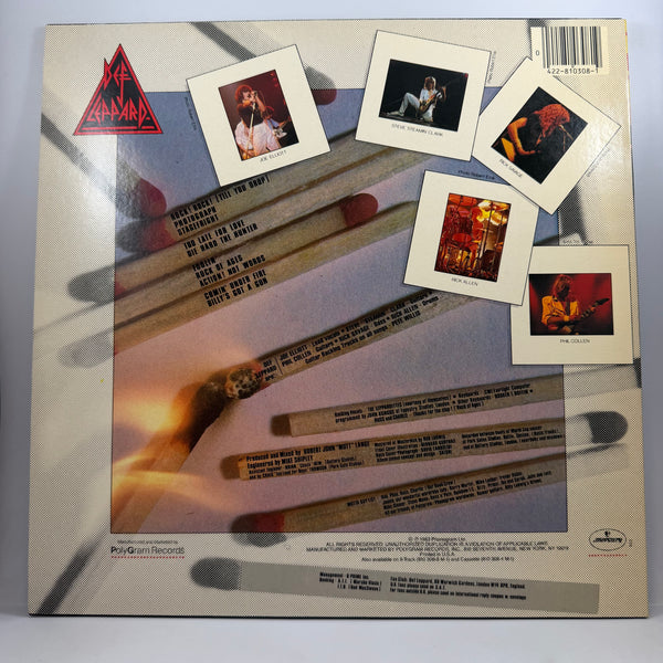 Def Leppard – Pyromania LP USED Vinyl VG+/VG+