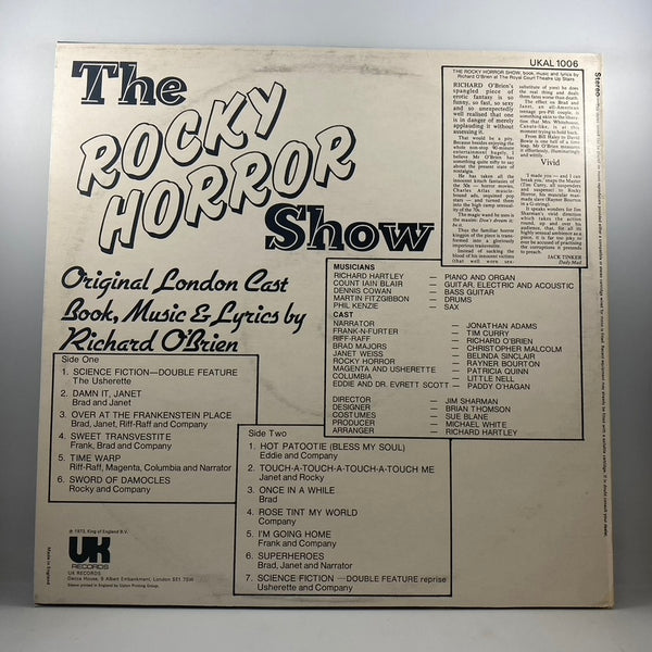 Richard O'Brien - Original London Cast – The Rocky Horror Show LP USED Vinyl VG+/VG+