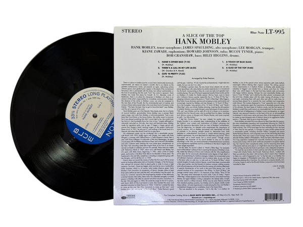 Hank Mobley – A Slice Of The Top LP USED Vinyl VG++/NM