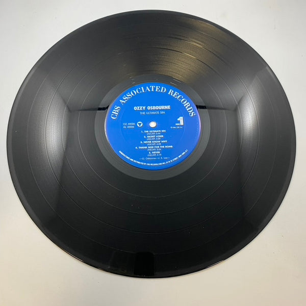 Ozzy Osbourne – The Ultimate Sin LP USED Vinyl VG+/VG