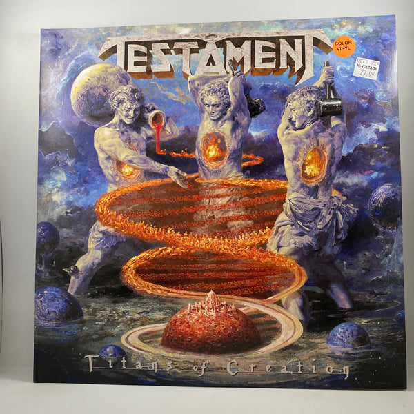 Testament – Titans Of Creation LP USED Vinyl NM/NM / Color Vinyl