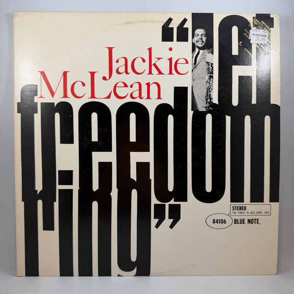 Jackie McLean – Let Freedom Ring LP USED Vinyl NM/VG+