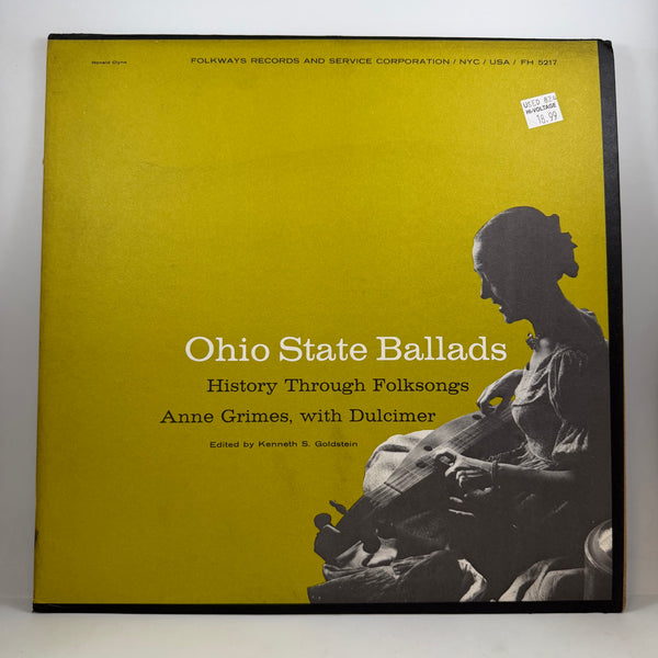 Anne Grimes – Ohio State Ballads (History Through Folksongs) LP USED Vinyl VG++/VG+