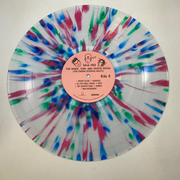Blink-182 – The Mark, Tom And Travis Show (The Enema Strikes Back!) LP USED Vinyl NM/NM Color Vinyl
