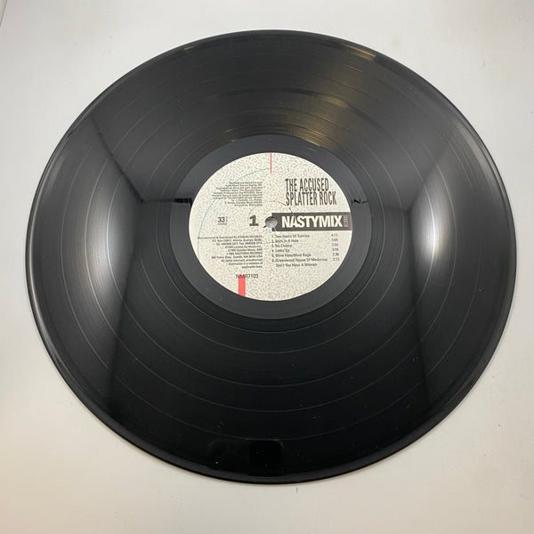 The Accüsed – Splatter Rock LP USED Vinyl VG+/VG+