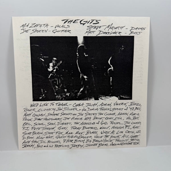 The Gits – Precious Blood 7" USED Vinyl VG++/NM