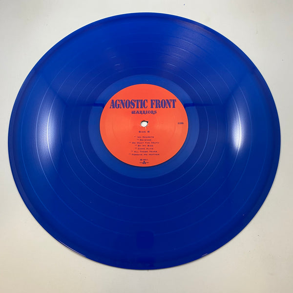 Agnostic Front – Warriors LP USED Vinyl VG+/VG+ Original Pressing / Color Vinyl