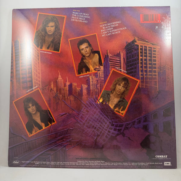 Megadeth – Peace Sells... But Who's Buying? LP NOS Vinyl Mint Still Sealed