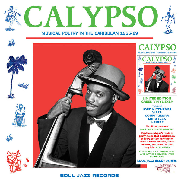 CALYPSO: Musical Poetry In The Caribbean 1955-69 2LP NEW