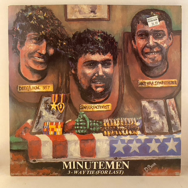 Minutemen – 3-Way Tie (For Last) LP USED VG++/VG+ 1985 Pressing