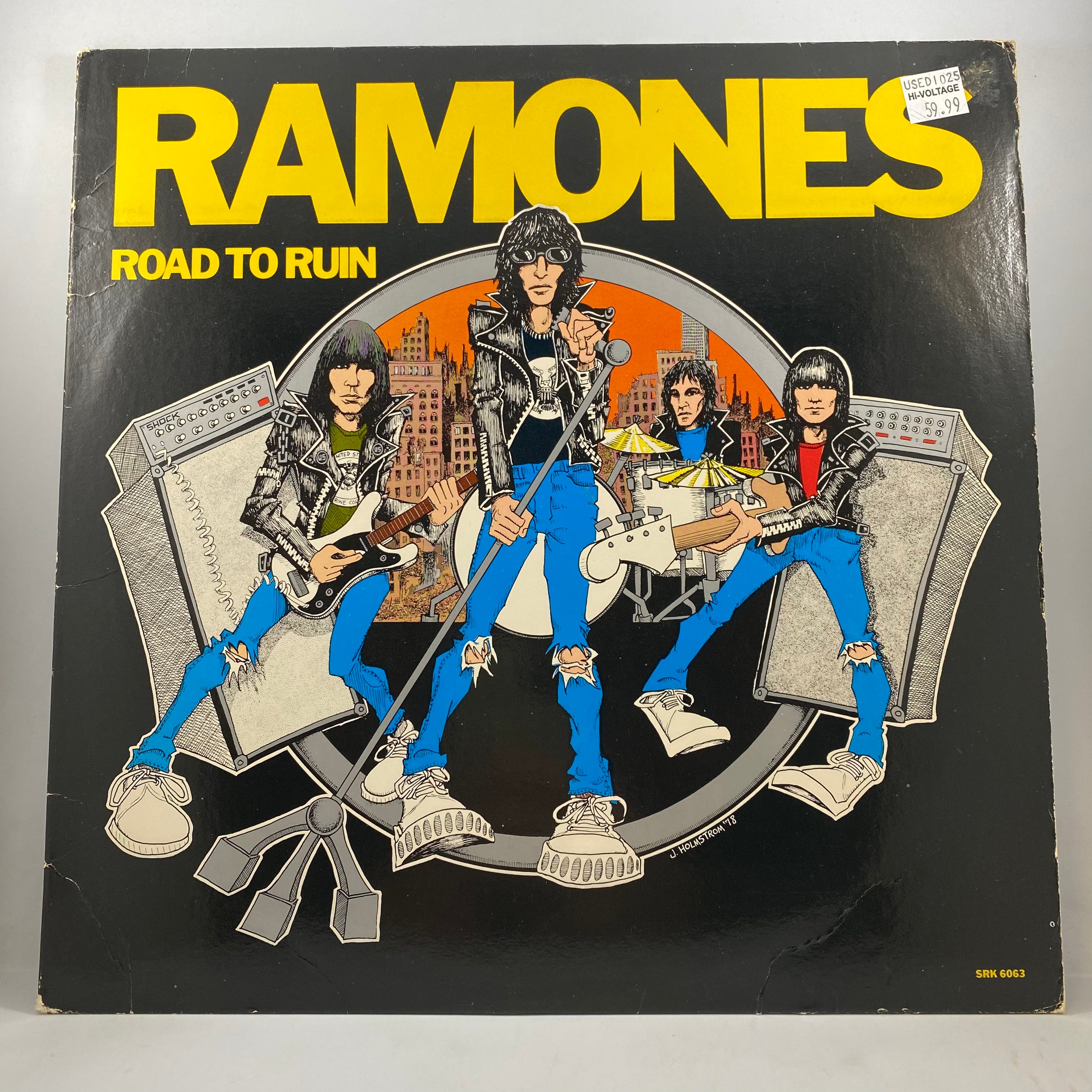 Ramones – Road To Ruin LP USED Vinyl VG+/VG – Hi-Voltage Records