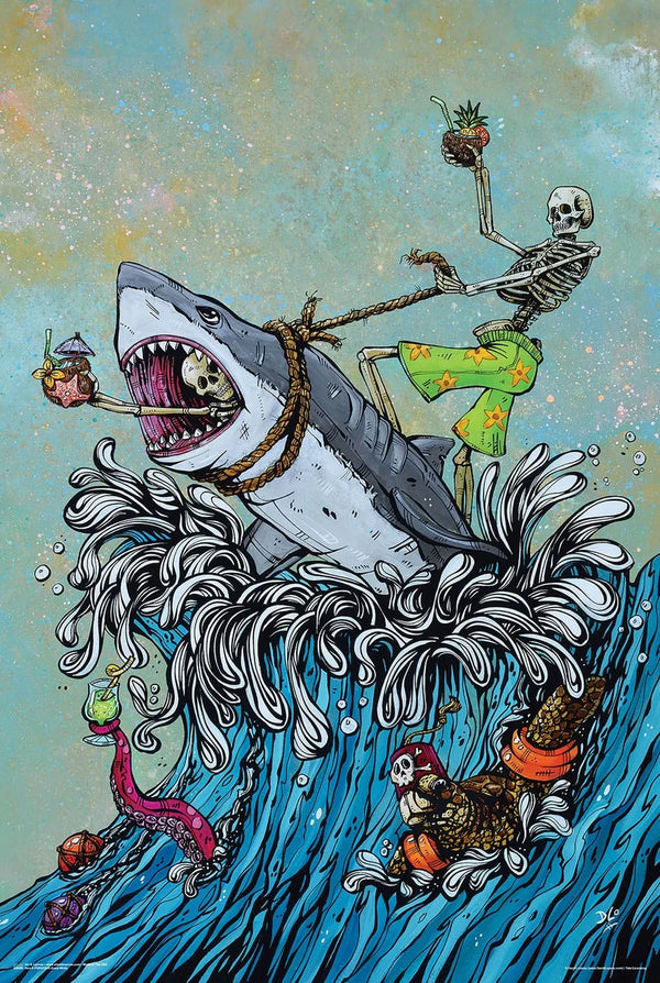 C11 - Great White Wave Poster
