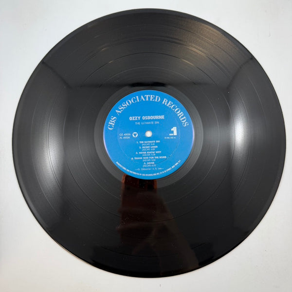 Ozzy Osbourne – The Ultimate Sin LP USED Vinyl VG++/VG+