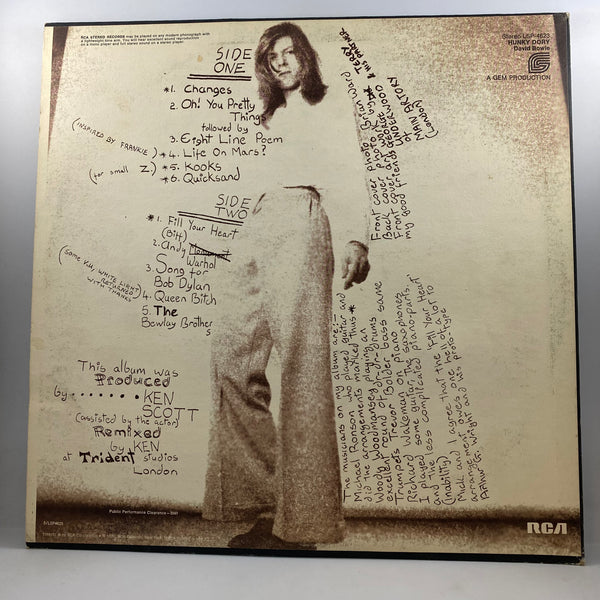 David Bowie – Hunky Dory LP USED Vinyl VG+/VG